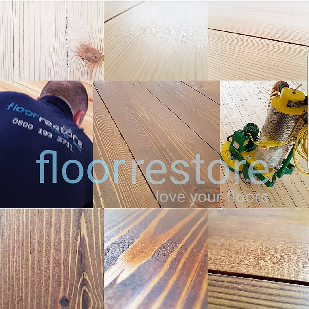 Various wooden floor finishes
